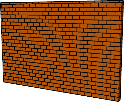SketchUp brick wall